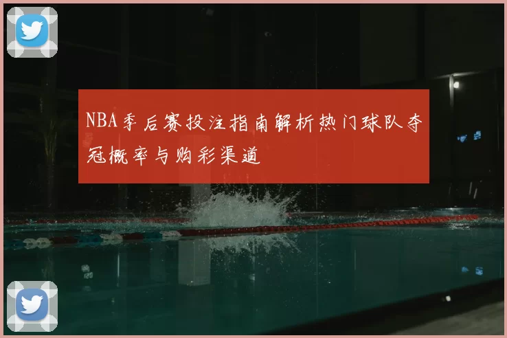 NBA季后赛投注指南解析热门球队夺冠概率与购彩渠道
