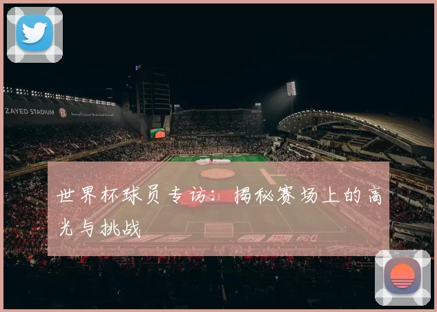 世界杯球员专访:揭秘赛场上的高光与挑战