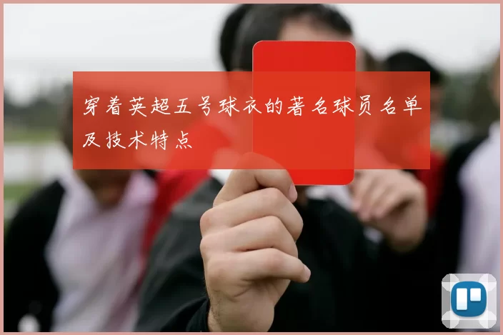 穿着英超五号球衣的著名球员名单及技术特点