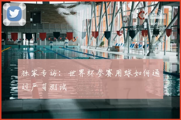独家专访：世界杯参赛用球如何通过严苛测试